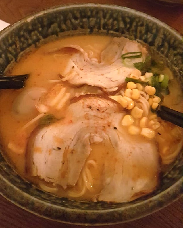 Bowl of Tonkotsu Ramen from Betsu Bara