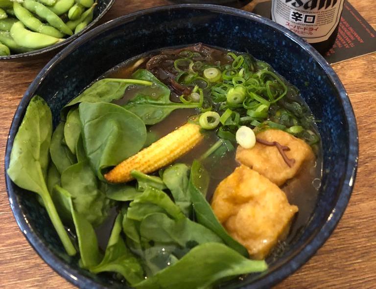 Bowl of Vegetarian Ramen from Hinata