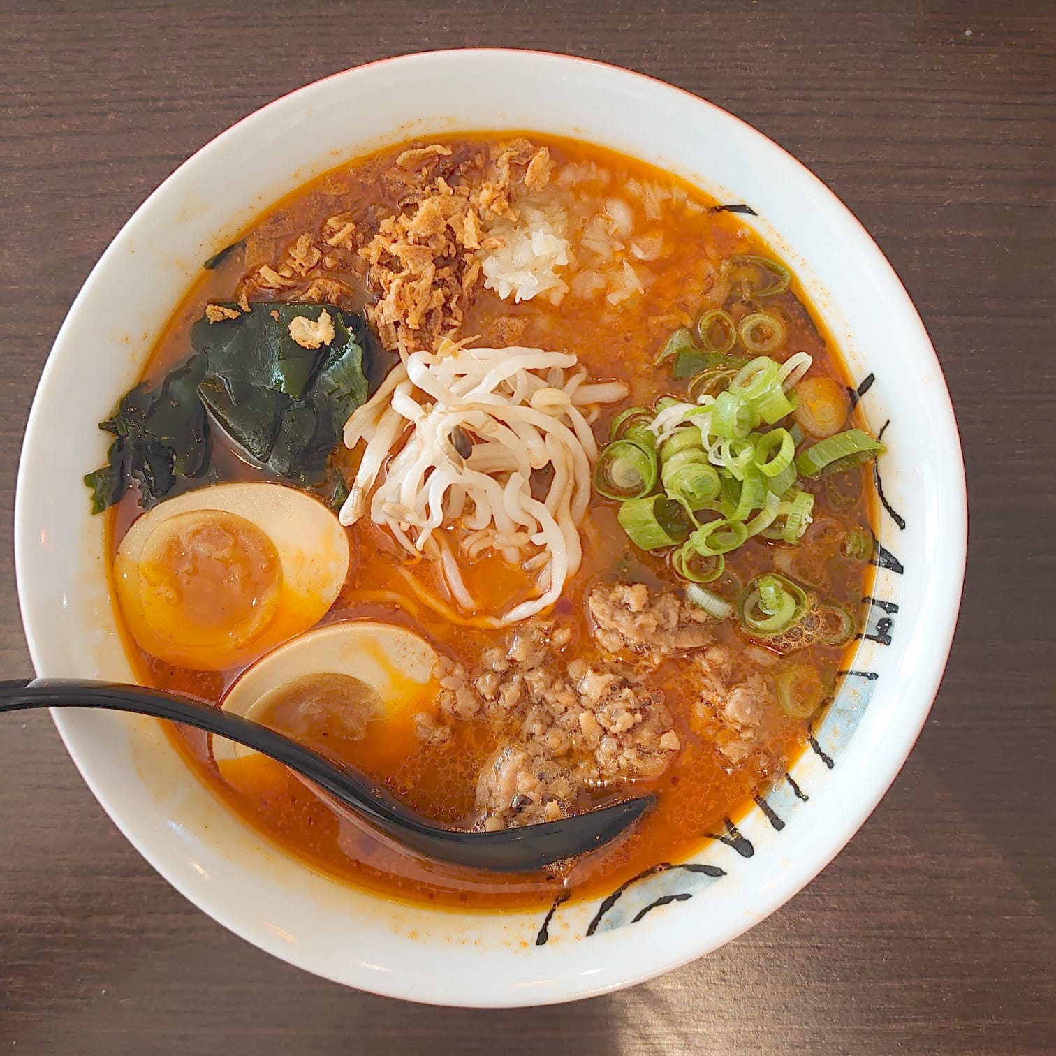 Bowl of Spicy Chicken Ramen from KAZE Ramen House