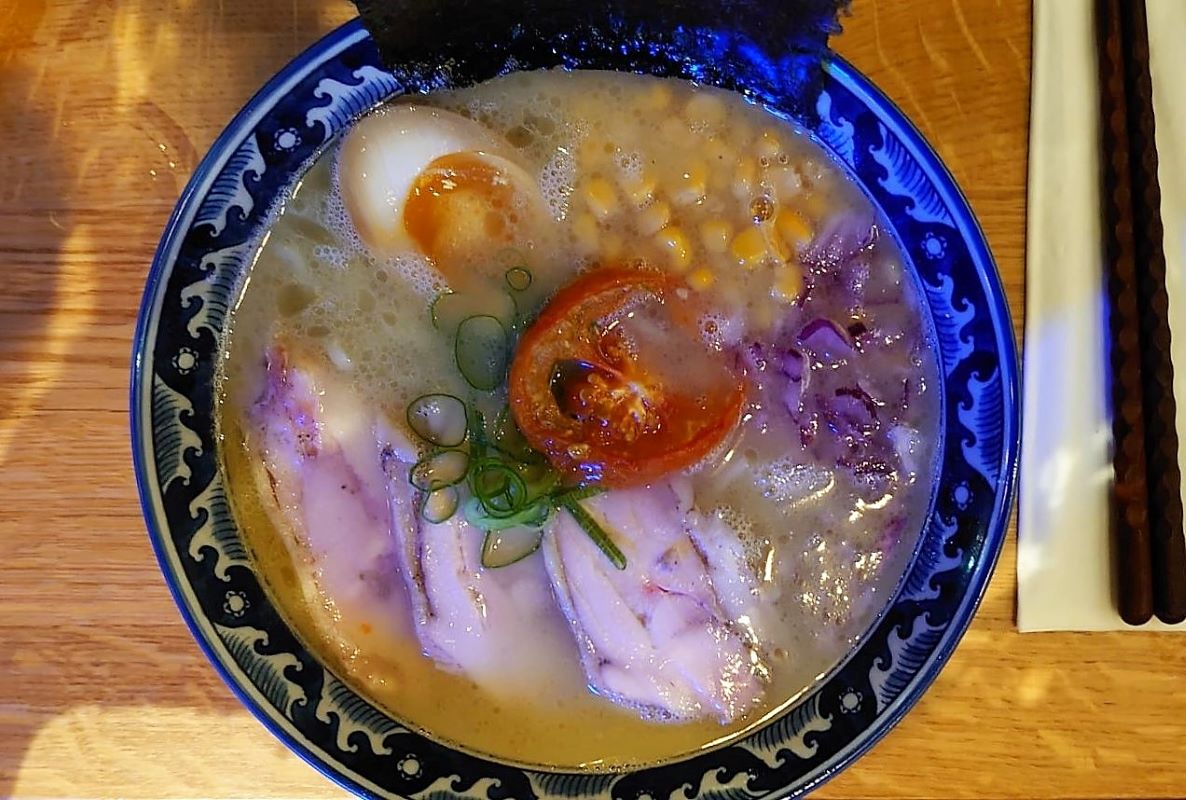 Bowl of Tori Paitan from Tensai Ramen